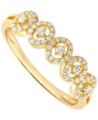 Macy's White Diamond Ring (1/5 Ct. T.w.) In 10k Yellow Gold (also In 10k White Gold)