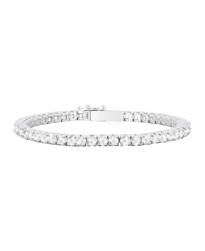 Macy's White Topaz Tennis Bracelet (12-1/2 Ct. T.w.) In Sterling Silver