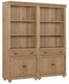 Macy's Willowmere 2-piece Bookcase Set,  Exclusive In Brown
