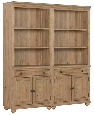 Macy's Willowmere 2-piece Bookcase Set,  Exclusive In Brown