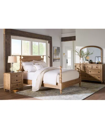 Macy's Willowmere 3-pc. California King Bedroom Set (bed, Nightstand & Dresser) Created For . In Brown