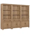Macy's Willowmere 3-piece Bookcase Set,  Exclusive In Brown