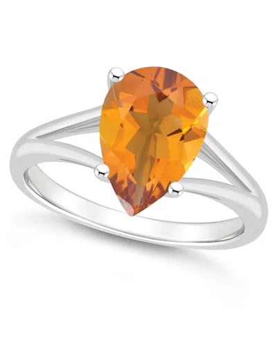 Macy's Women's Citrine (2-3/4 Ct.t.w.) Ring In Sterling Silver