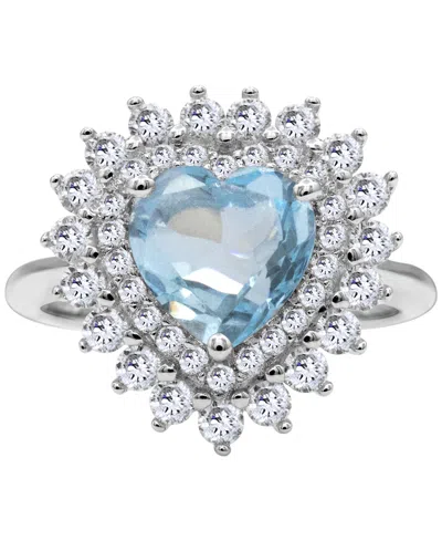 Macy's Women's Heart Ring In Sterling Silver In Metallic