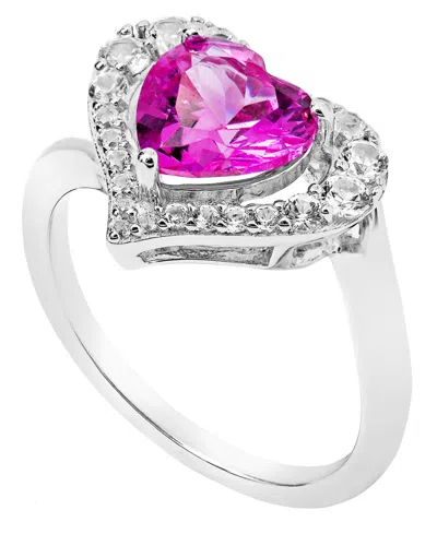 Macy's Women's Heart Ring In Sterling Silver In Metallic