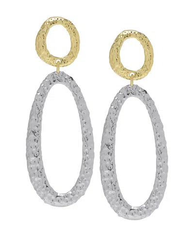 Macy's Women's Oval Drop Stud Earrings In Multi