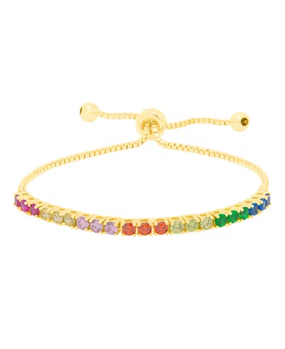 Macy's Women's Rainbow Bracelet In Gold