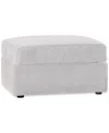 Macy's Closeout! Wrenley 32" Fabric Ottoman, Created For  In Oyster