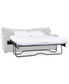Macy's Closeout! Wrenley 88" Fabric Queen Sleeper Sofa, Created For  In Amici Oyster