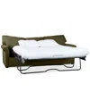 Macy's Closeout! Wrenley 88" Fabric Queen Sleeper Sofa, Created For  In Camila Olive