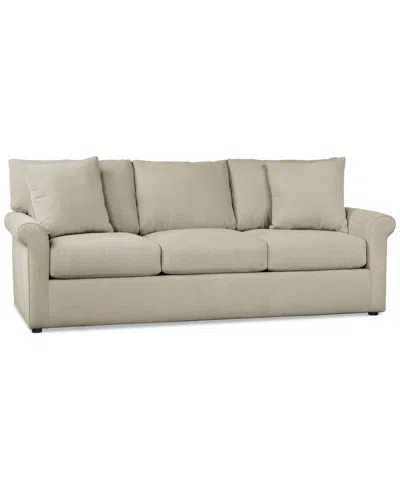 Macy's Closeout! Wrenley 88" Fabric Sofa, Created For  In Camila Dove