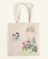 Macy's X Bbbs Macy's X Big Brothers, Big Sisters Cotton Graphic Tote Bag, Macy's Exclusive In Transparent