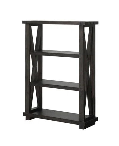 Macy's Yosemite 54" Wood Bookshelf In Cafe