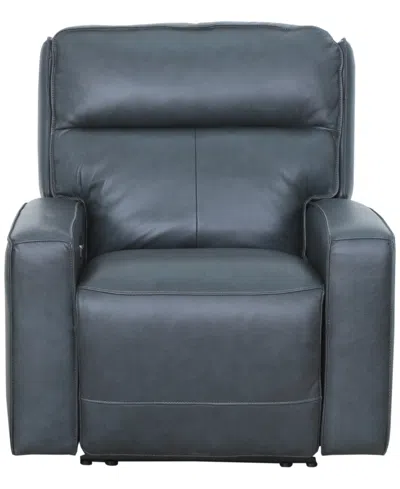 Macy's Zackary Dual Power Motion Zero Gravity Glider Recliner,  Exclusive In Black