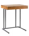 Macy's Zion Pull Up Table In Pecan,graphite