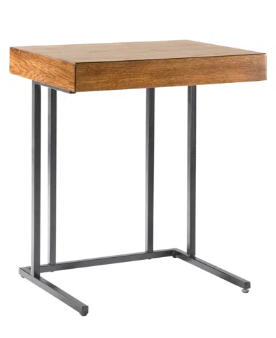 Macy's Zion Pull Up Table In Pecan,graphite