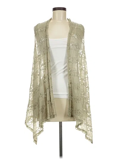 Pre-owned Mad About Style Kimono In Silver