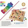 Mad Cave Games Mad Cave Bird Games Colorku Solid Wood Puzzle