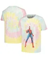 Mad Engine Big Boys And Girls  Spider-man Tie-dye Graphic T-shirt In Blue
