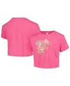 Mad Engine Big Girls  Pink Nintendo Yoshi And Toad Cropped T-shirt In Pink