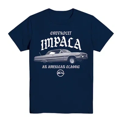 Mad Engine Little & Big Kid Boys Crew Neck Short Sleeve Regular Fit Graphic T-shirt In Blue