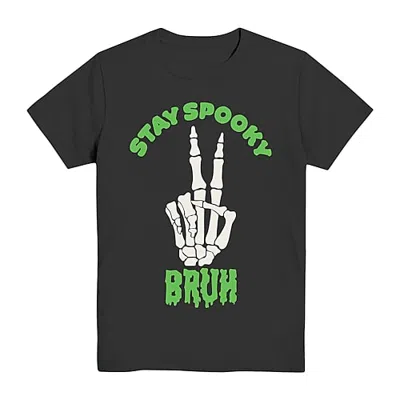 Mad Engine Little & Big Kid Boys Crew Neck Short Sleeve Regular Fit Graphic T-shirt In Black