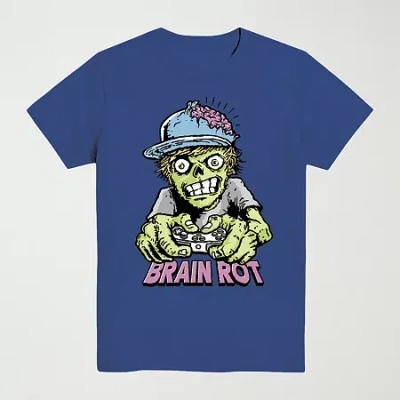 Mad Engine Little & Big Kid Boys Crew Neck Short Sleeve Regular Fit Graphic T-shirt In Blue