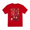 Mad Engine Little & Big Kid Boys Crew Neck Short Sleeve Regular Fit Minecraft Graphic T-shirt In Red