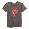 Mad Engine Little & Big Kid Boys Crew Neck Short Sleeve Regular Fit Spiderman Graphic T-shirt In Brown