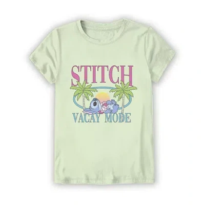 Mad Engine Little & Big Kid Girls Crew Neck Short Sleeve Regular Fit Graphic T-shirt In Green