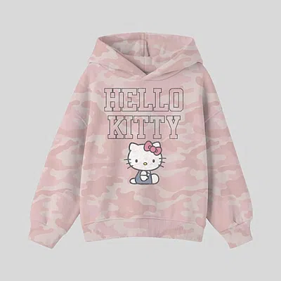 Mad Engine Little & Big Kid Girls Long Sleeve Hello Kitty Fleece Hoodie In Pink