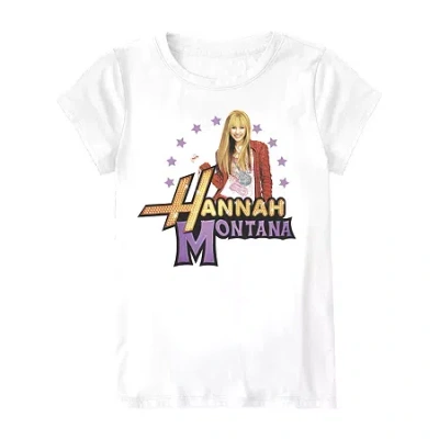 Mad Engine Little & Big Kid Girls Round Neck Short Sleeve Regular Fit Graphic T-shirt In White
