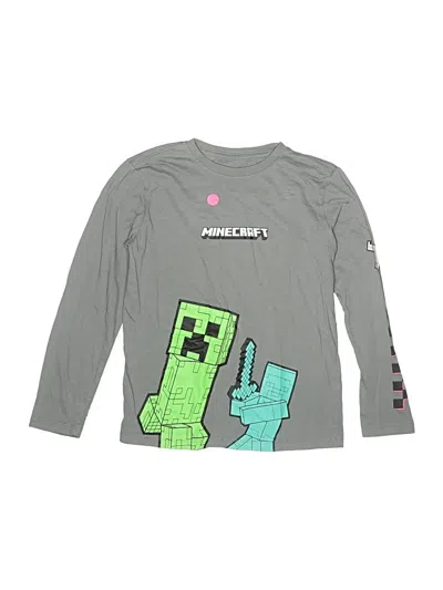 Pre-owned Mad Engine Kids' Long Sleeve T-shirt In Gray