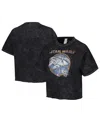 Mad Engine Men's And Women's Black Star Wars Battleship Tie-dye T-shirt In Black