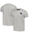 Mad Engine Men's And Women's Heather Gray Nasa T-shirt In Heather Gray