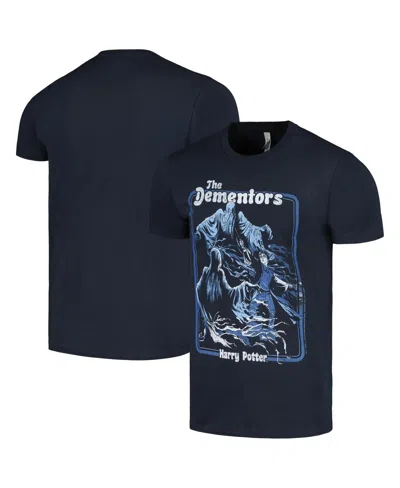 Mad Engine Men's And Women's  Navy Harry Potter Dementors T-shirt