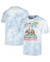 Mad Engine Men's And Women's  White Beavis And Butt-head Riding Cali Bear Graphic T-shirt In White