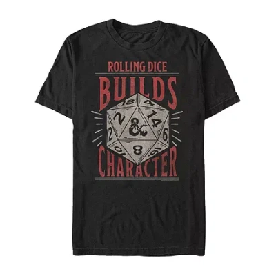 Mad Engine Mens Crew Neck Short Sleeve Regular Fit Graphic T-shirt In Black