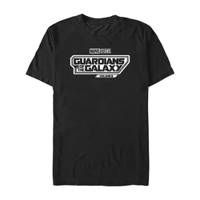 Mad Engine Mens Crew Neck Short Sleeve Regular Fit Guardians Of The Galaxy Graphic T-shirt In Black