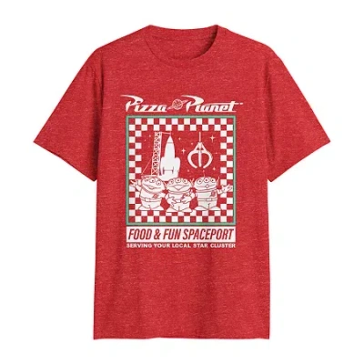 Mad Engine Mens Crew Neck Short Sleeve Regular Fit Toy Story Graphic T-shirt In Red