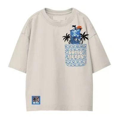 Mad Engine One Piece Little & Big Kid Boys Crew Neck Short Sleeve Oversized Graphic T-shirt In White