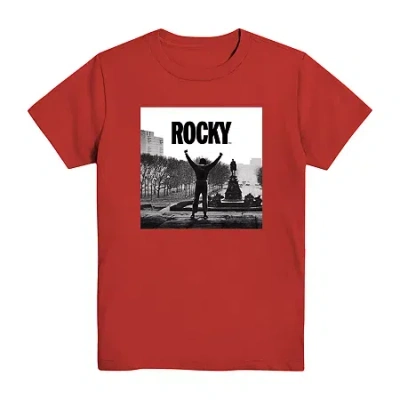 Mad Engine Rocky Little & Big Kid Boys Crew Neck Short Sleeve Regular Fit Graphic T-shirt In Red