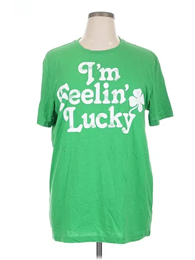 Pre-owned Mad Engine Short Sleeve T-shirt In Green