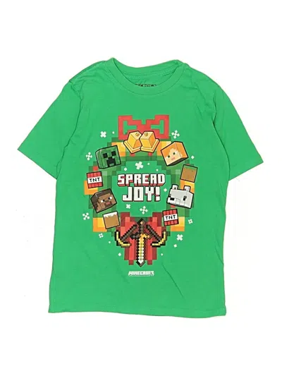 Pre-owned Mad Engine Kids' Short Sleeve T-shirt In Green