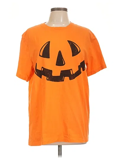 Pre-owned Mad Engine Short Sleeve T-shirt In Orange