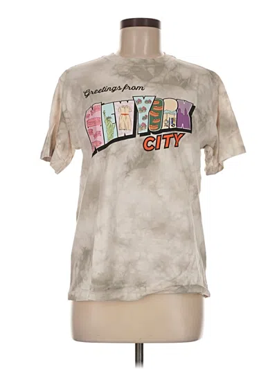 Pre-owned Mad Engine Short Sleeve T-shirt In Tan