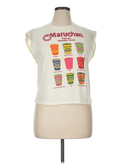 Pre-owned Mad Engine Sleeveless T-shirt In Ivory