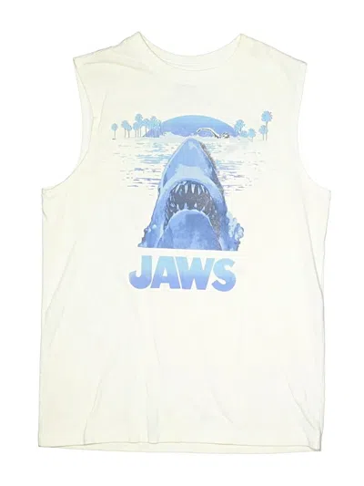 Pre-owned Mad Engine Kids' Sleeveless T-shirt In Ivory
