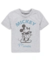 Mad Engine Toddler Boys And Girls Heather Gray Mickey Mouse What's Up Pals T-shirt In Heather Gray