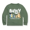 Mad Engine Toddler Boys Crew Neck Long Sleeve Regular Fit Bluey Graphic T-shirt In Multi